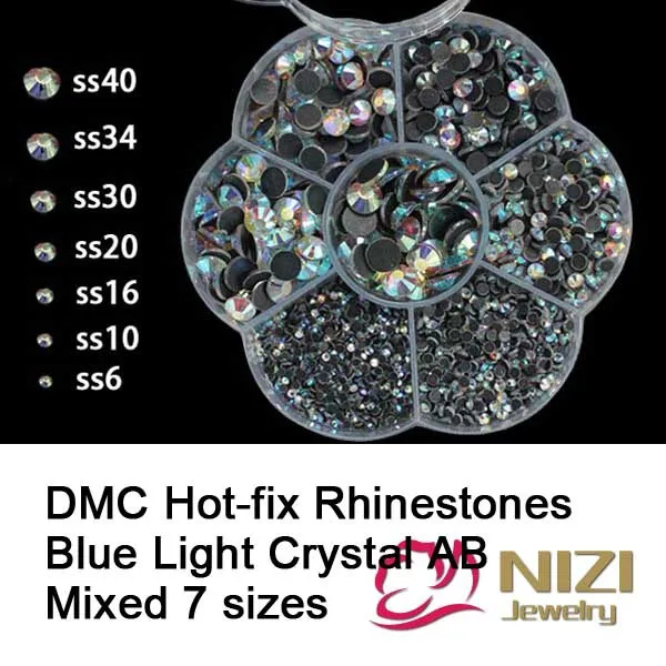 Crystal AB Color DMC Hotfix Rhinestones Mixed 7 Sizes Flatback Round Glue Backing Iron On Strass Diamonds DIY Crafts Garments
Crystal AB Color DMC Hotfix Rhinestones Mixed 7 Sizes Flatback Round Glue Backing Iron On Strass Diamonds DIY Crafts Garments