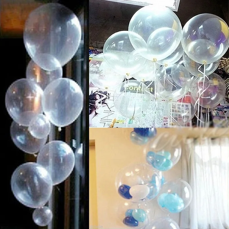 10Pcs/Bag 12Inch Clear Latex Balloons Romantic Inflatable Wedding Valentine's Day Decoration Birthday Party Supplies
10Pcs/Bag 12Inch Clear Latex Balloons Romantic Inflatable Wedding Valentine's Day Decoration Birthday Party Supplies