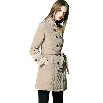 High Quality Diamond Plaid Double Breasted Coat Winter Jacket Women Elegan Outerwear femme parka mujer invierno
High Quality Diamond Plaid Double Breasted Coat Winter Jacket Women Elegan Outerwear femme parka mujer invierno