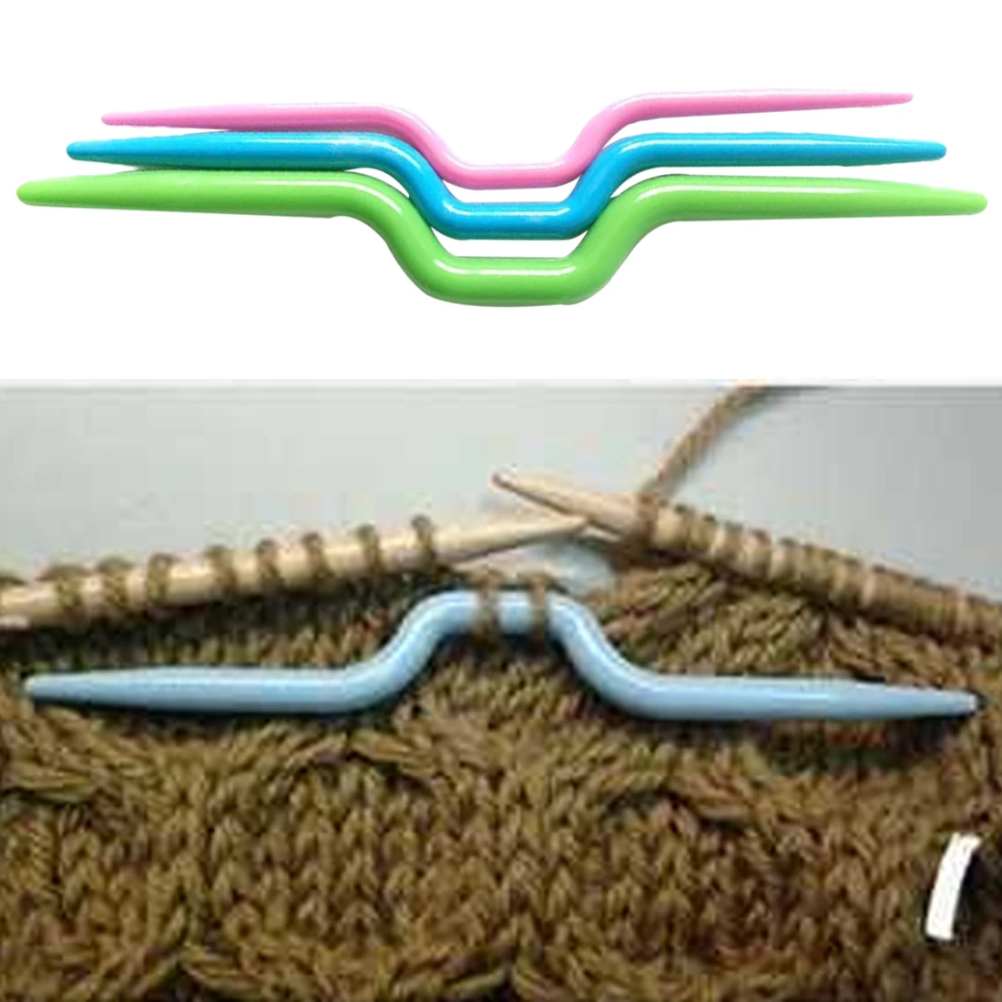 3Pcs/lot Curved Crochet Hooks Plastic Knitting Needles for Scarf Sweater Twist Weaving Knitting Tool Sewing Accessories
3Pcs/lot Curved Crochet Hooks Plastic Knitting Needles for Scarf Sweater Twist Weaving Knitting Tool Sewing Accessories