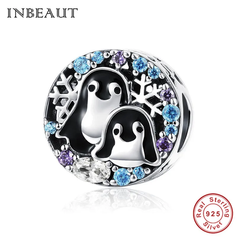 INBEAUT 925 Sterling Silver Cute Mother Baby Antarctic Penguin Charm Winter Snowflake Cubic Zirconia Beads fit Pandora Bracelet
INBEAUT 925 Sterling Silver Cute Mother Baby Antarctic Penguin Charm Winter Snowflake Cubic Zirconia Beads fit Pandora Bracelet