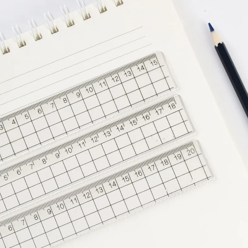 1pc15cm 18cm 20cm Transparent Simple Ruler Square Ruler Cute Stationery Drawing Supplies
1pc15cm 18cm 20cm Transparent Simple Ruler Square Ruler Cute Stationery Drawing Supplies