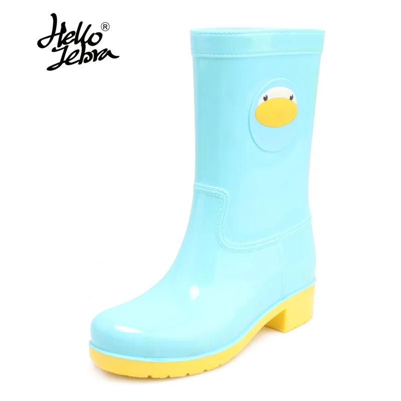 Hellozebra New Arrival PVC Ankle Rain Boots Women Waterproof Cartoon Yellow Blue Green Pink Rainboots Woman Wellies Water Shoes
Hellozebra New Arrival PVC Ankle Rain Boots Women Waterproof Cartoon Yellow Blue Green Pink Rainboots Woman Wellies Water Shoes