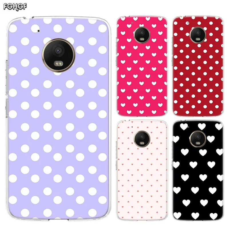 Lovely Polka Dot Silicone Hull Shell Back Case For Motorola MOTO G7 G5 G5S G6 E4 E5 Plus G4 Play Riverdale Cover
Lovely Polka Dot Silicone Hull Shell Back Case For Motorola MOTO G7 G5 G5S G6 E4 E5 Plus G4 Play Riverdale Cover