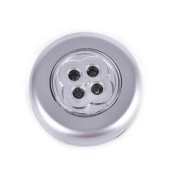 Wheels Shaped 4 LED Mini Led Night Light Wall Lamp Wireless Cordless Touch Stick Wardrobe Touch Battery Powered Blub Light Lamp 
Wheels Shaped 4 LED Mini Led Night Light Wall Lamp Wireless Cordless Touch Stick Wardrobe Touch Battery Powered Blub Light Lamp