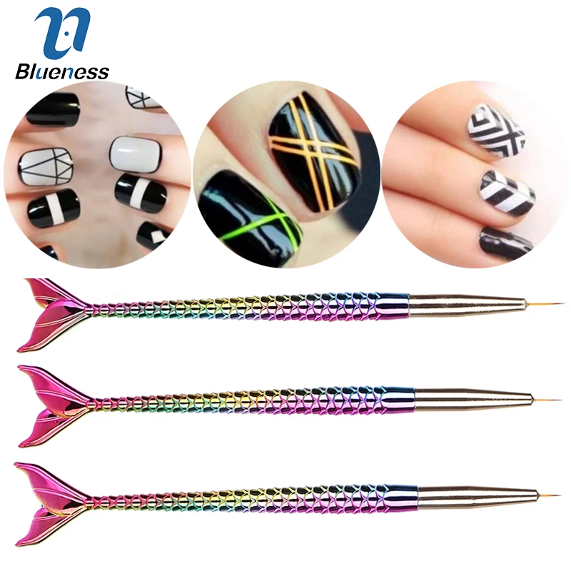 Blueness 3 Pcs Colorful Mermaid Design Nail Drill Holographic Nail Art Pen Dotting Pen Nail Acrylic Set Manicure Makeup Tool
Blueness 3 Pcs Colorful Mermaid Design Nail Drill Holographic Nail Art Pen Dotting Pen Nail Acrylic Set Manicure Makeup Tool