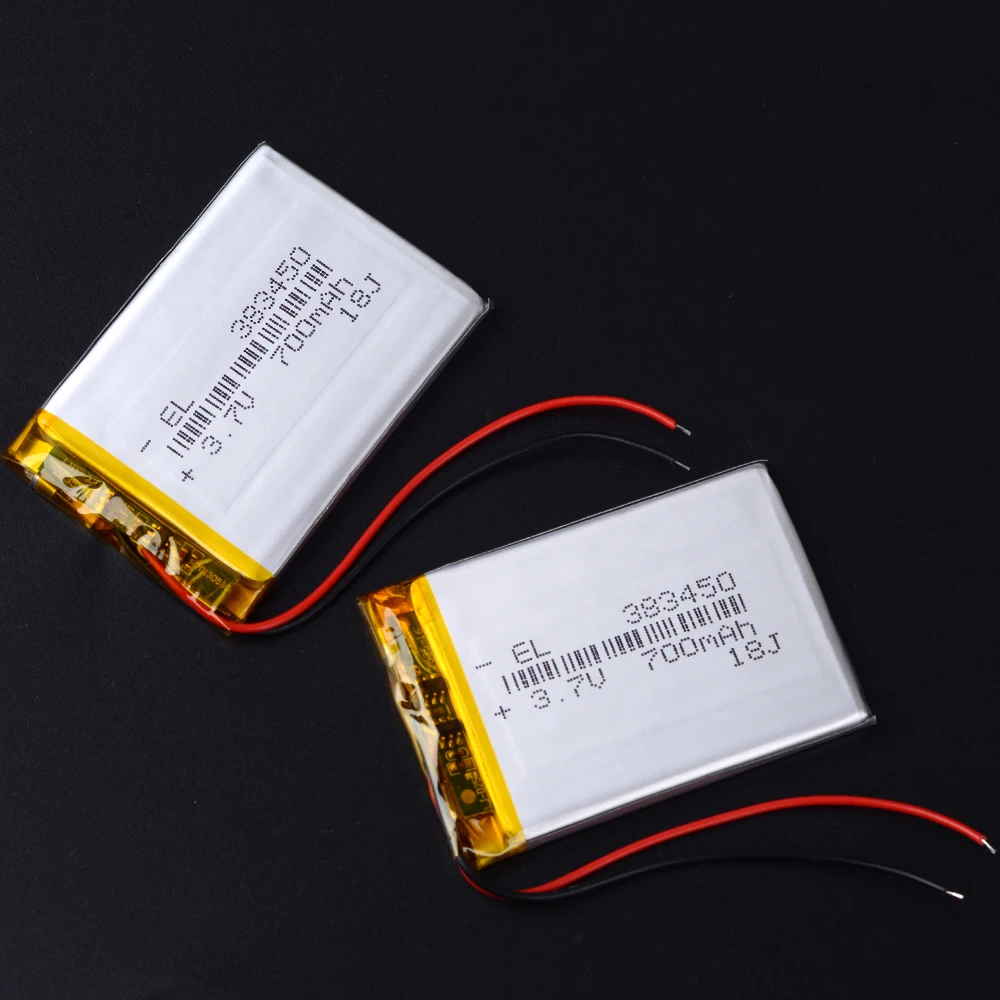 383450 3.7V 800mAH 403450 li polymer lithium ion / Li-ion battery for GPS mp3 player mp4 mp5 dvd DVR video recorder navigator
383450 3.7V 800mAH 403450 li polymer lithium ion / Li-ion battery for GPS mp3 player mp4 mp5 dvd DVR video recorder navigator