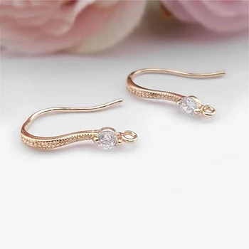 (31618)6PCS Height 17MM 24K Champagne Gold Color Plated Brass with Zircon Earrings Hook High Quality Diy Jewelry Accessories
(31618)6PCS Height 17MM 24K Champagne Gold Color Plated Brass with Zircon Earrings Hook High Quality Diy Jewelry Accessories
