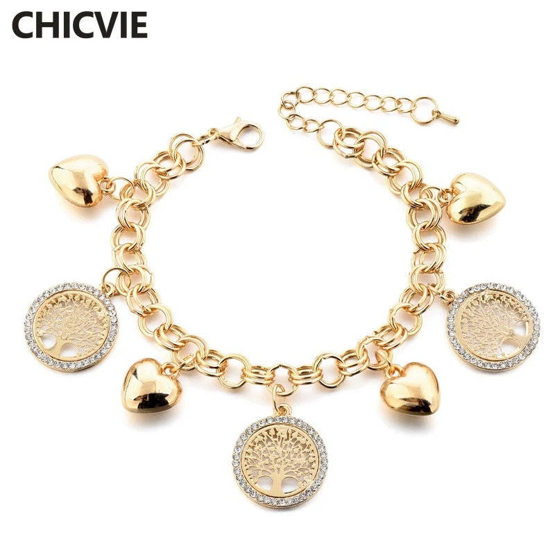 CHICVIE New Custom Life Tree Charm Bohemian Jewelry Bracelet For Girl Bracelet & Bangle For Women Friendship Bracelets SBR180093
CHICVIE New Custom Life Tree Charm Bohemian Jewelry Bracelet For Girl Bracelet & Bangle For Women Friendship Bracelets SBR180093