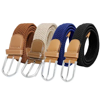 2019 New Elastic Woven Belt Knitted Canvas Belt Decoration Belt Female Pin Buckle Canvas Strap Women And Man
2019 New Elastic Woven Belt Knitted Canvas Belt Decoration Belt Female Pin Buckle Canvas Strap Women And Man