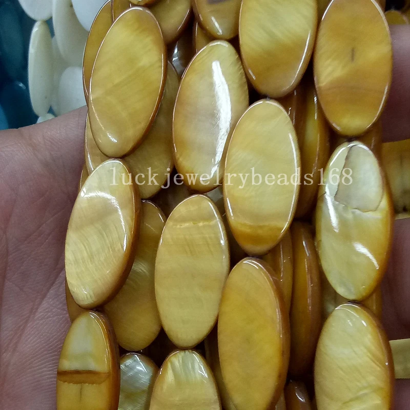 Free Shipping Fashion Jewelry 12x25mm Beautiful Brown Mother of pearl Shell Oval Loose Beads 15" FG7146
Free Shipping Fashion Jewelry 12x25mm Beautiful Brown Mother of pearl Shell Oval Loose Beads 15" FG7146