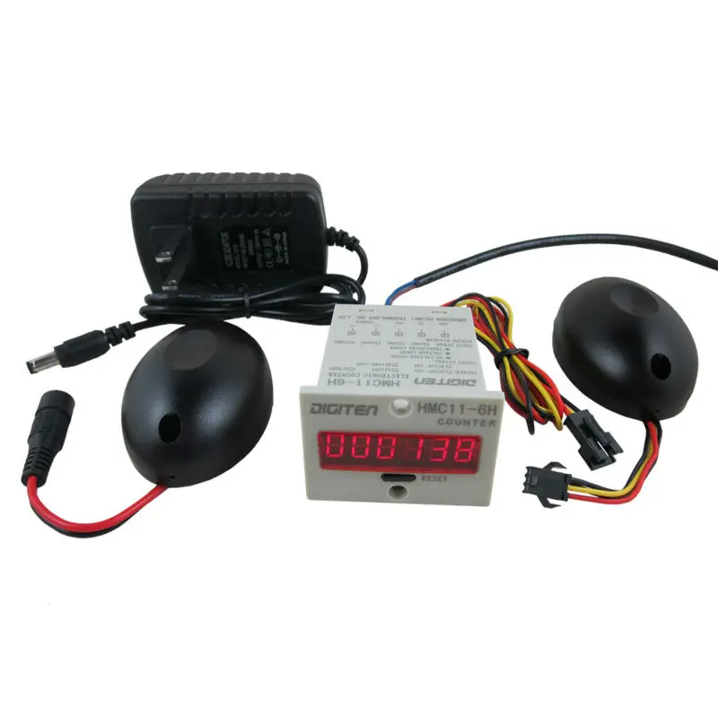 AC100-240V Digital 6-digit Red LED People Mover Count Counter+Photoelectric Infrared Detector for Store Passing Office Door
AC100-240V Digital 6-digit Red LED People Mover Count Counter+Photoelectric Infrared Detector for Store Passing Office Door