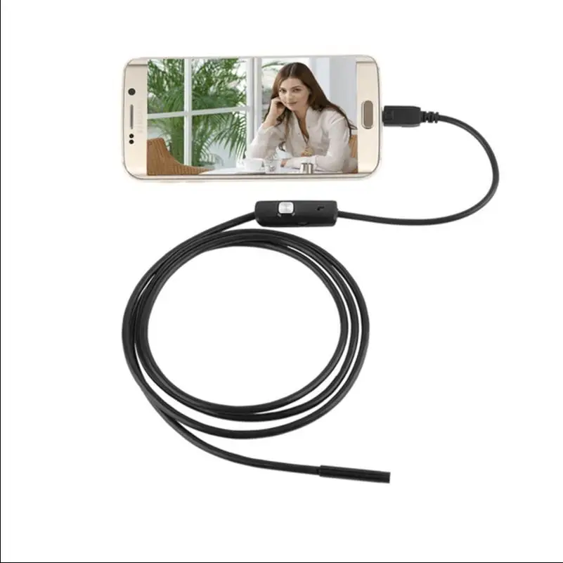 7mm Endoscope Camera 2M Cable USB Android Endoscope Waterproof 6 LED Borescope Tube Snake Inspection Camera For Android Phone PC
7mm Endoscope Camera 2M Cable USB Android Endoscope Waterproof 6 LED Borescope Tube Snake Inspection Camera For Android Phone PC