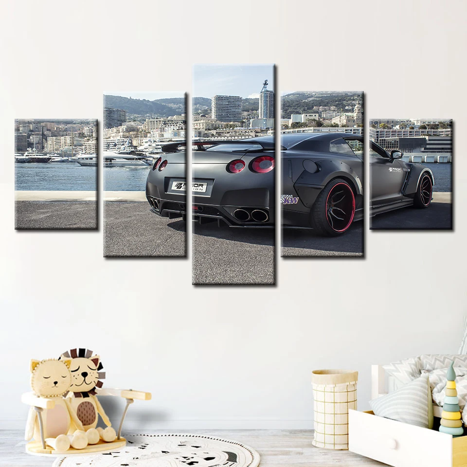 Modular Home Decoration Picture 5 Pieces Sport Car Painting Canvas Brand New Poster Hd Prints Wall Art For Living Room Framework
Modular Home Decoration Picture 5 Pieces Sport Car Painting Canvas Brand New Poster Hd Prints Wall Art For Living Room Framework