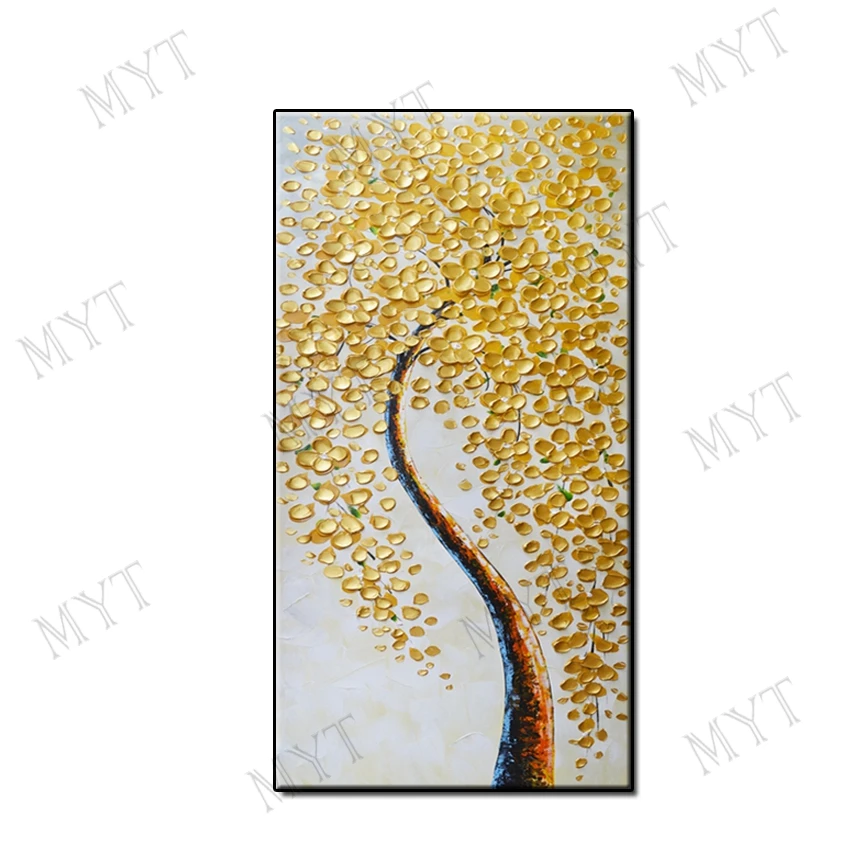 Hot sale Abstract oil painting Hand Painted wall art modern thick gold money tree on canvas for Living Room home decor unframed
Hot sale Abstract oil painting Hand Painted wall art modern thick gold money tree on canvas for Living Room home decor unframed