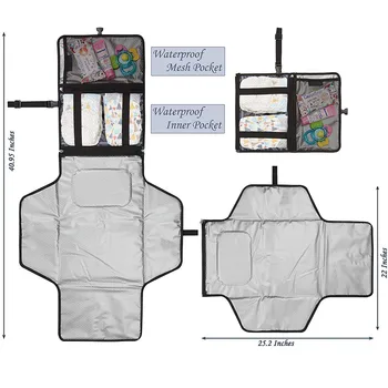 New Waterproof Changing Pad Diaper Travel Multifunction Portable Baby Diaper Cover Mat Clean Hand Folding Diaper Bag
New Waterproof Changing Pad Diaper Travel Multifunction Portable Baby Diaper Cover Mat Clean Hand Folding Diaper Bag