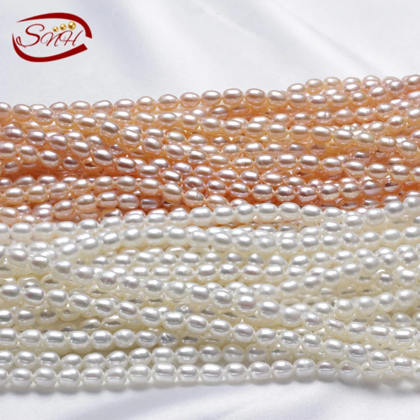 SNH 5 strands/package 5mm white and peach color freshwater pearl strings with free shipping
SNH 5 strands/package 5mm white and peach color freshwater pearl strings with free shipping
