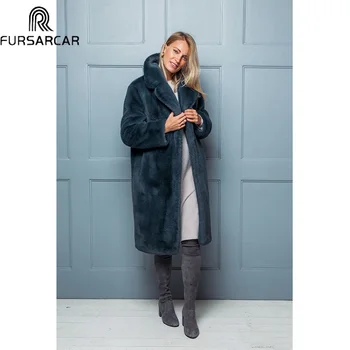 FURSARCAR New Plus Size Solid Mink Fur Coat Fashion Women Luxury Jacket With Fur Turn-Down Collar 2019 Winter Long Natural Mink
FURSARCAR New Plus Size Solid Mink Fur Coat Fashion Women Luxury Jacket With Fur Turn-Down Collar 2019 Winter Long Natural Mink