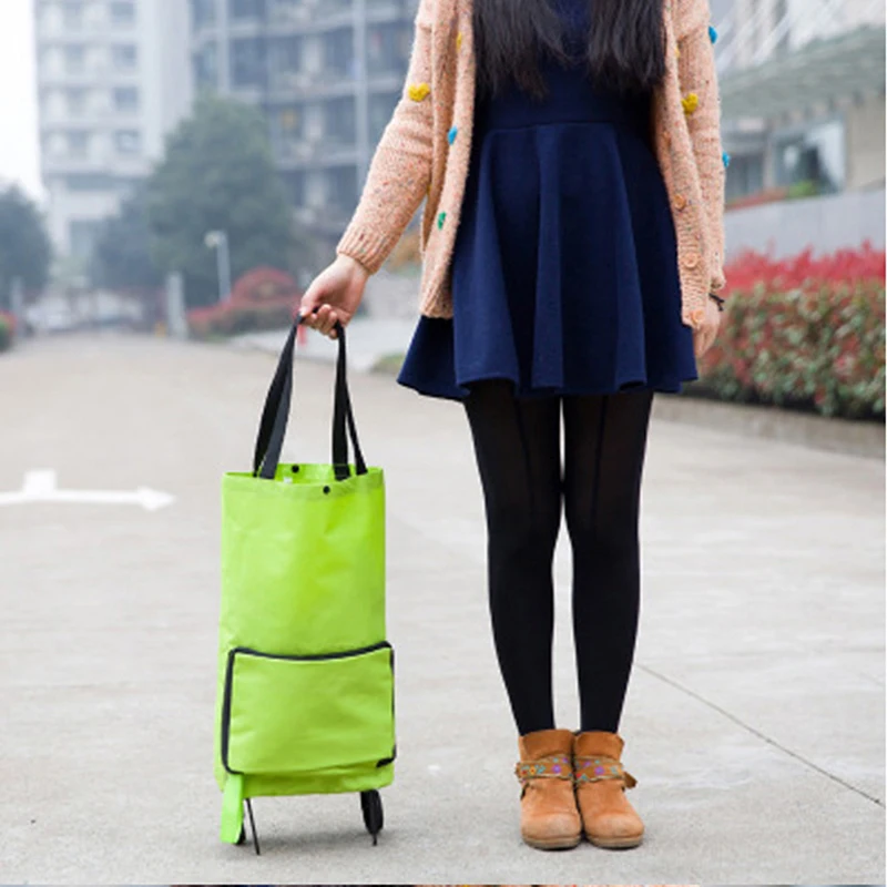 Creative Environmental Storage Bag Handbag Foldable Shopping Bags Cart Tug Trolley Case Wheels Large-capacity Storage Bags
Creative Environmental Storage Bag Handbag Foldable Shopping Bags Cart Tug Trolley Case Wheels Large-capacity Storage Bags