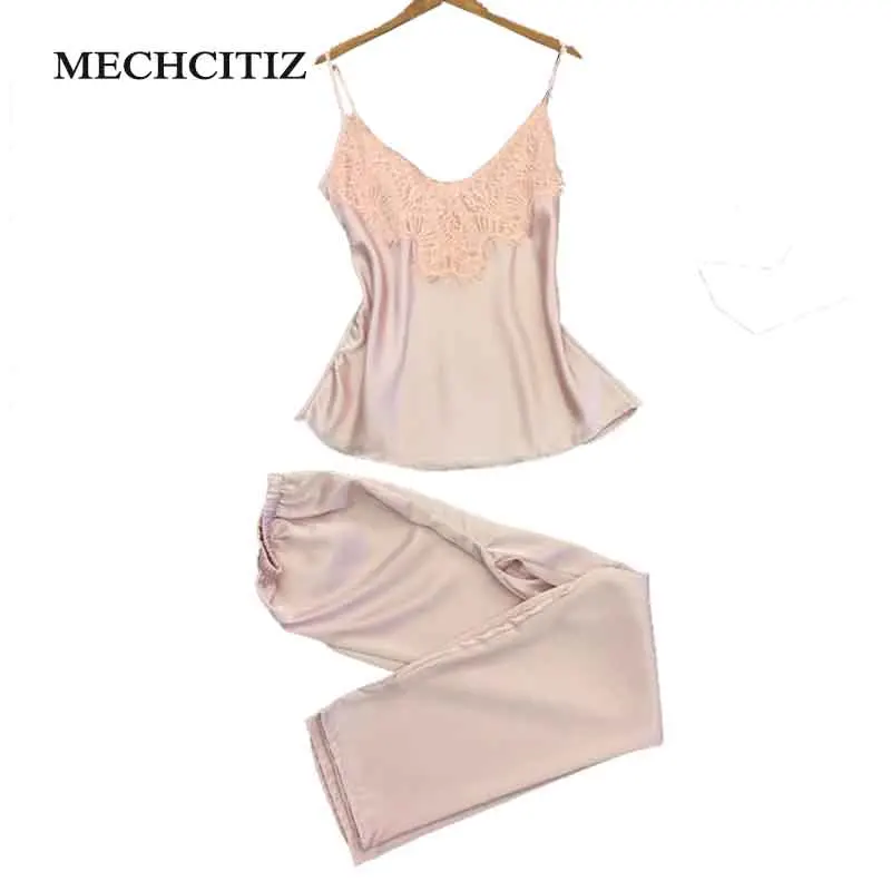 MECHCITIZ 2018 Pajamas Sets Spring Nightwear Long Pant V-neck Pajama Soft Sleepwear Women Loungewear Sexy Nightgown Two-Piece
MECHCITIZ 2018 Pajamas Sets Spring Nightwear Long Pant V-neck Pajama Soft Sleepwear Women Loungewear Sexy Nightgown Two-Piece