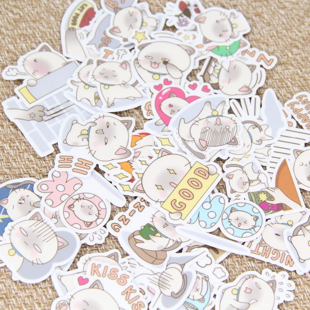 40 pcs / set coco cute kitty animal expression homemade scrapbooking sticker kawaii expression childrens toys
40 pcs / set coco cute kitty animal expression homemade scrapbooking sticker kawaii expression childrens toys