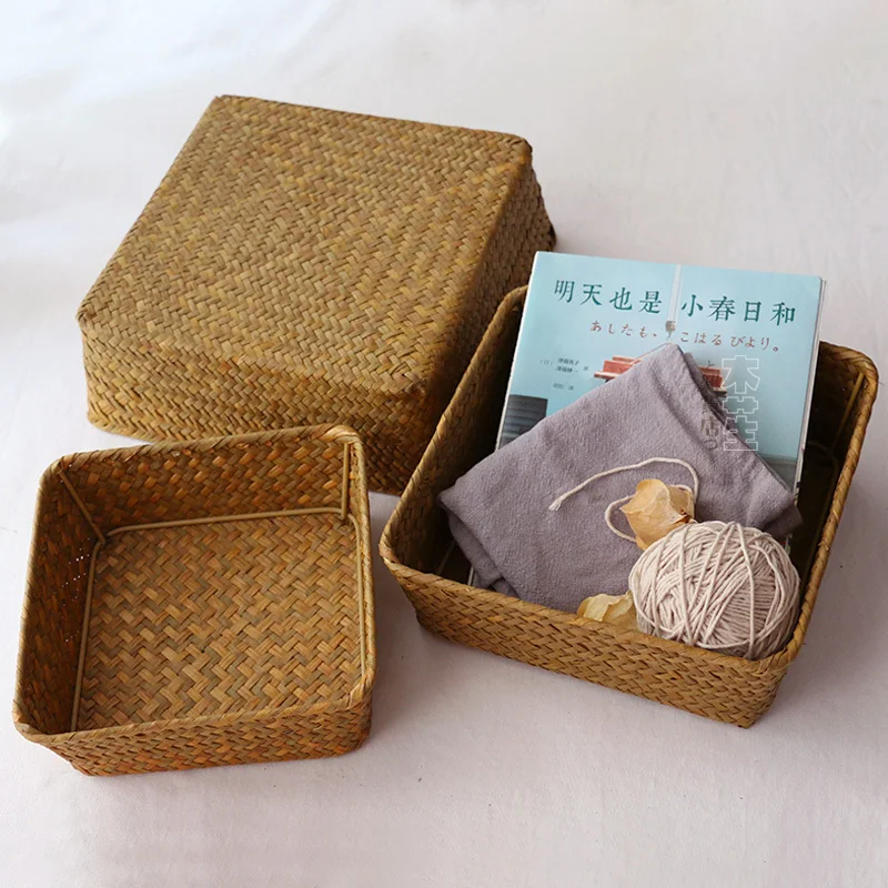 Straw Storage Wicker Basket For Kitchen Fruit Food Picnic Box Stationery Toys Desk Neatening Sundries Organizer Case Rattan
Straw Storage Wicker Basket For Kitchen Fruit Food Picnic Box Stationery Toys Desk Neatening Sundries Organizer Case Rattan