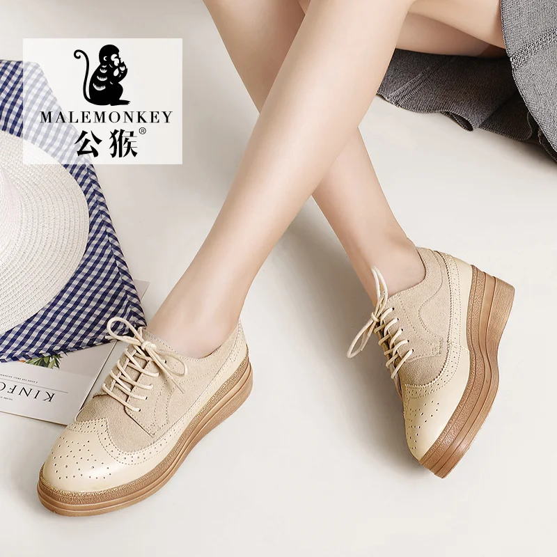 New 2019 Women's Brogue Shoes Mixed PU Leather Oxfords Vintage Casual Shoes Spring Autumn Women Oxford Shoe
New 2019 Women's Brogue Shoes Mixed PU Leather Oxfords Vintage Casual Shoes Spring Autumn Women Oxford Shoe