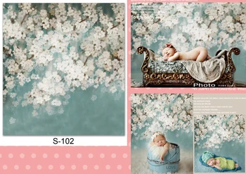Green Floral photo studio background Vinyl cloth High quality Computer printed newborns backdrop
Green Floral photo studio background Vinyl cloth High quality Computer printed newborns backdrop