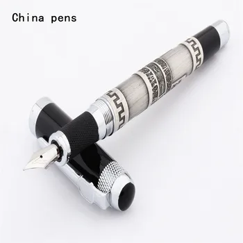 JINHAO 189 Silver one word is as heavy as nine tripods Business office Fountain Pen New
JINHAO 189 Silver one word is as heavy as nine tripods Business office Fountain Pen New