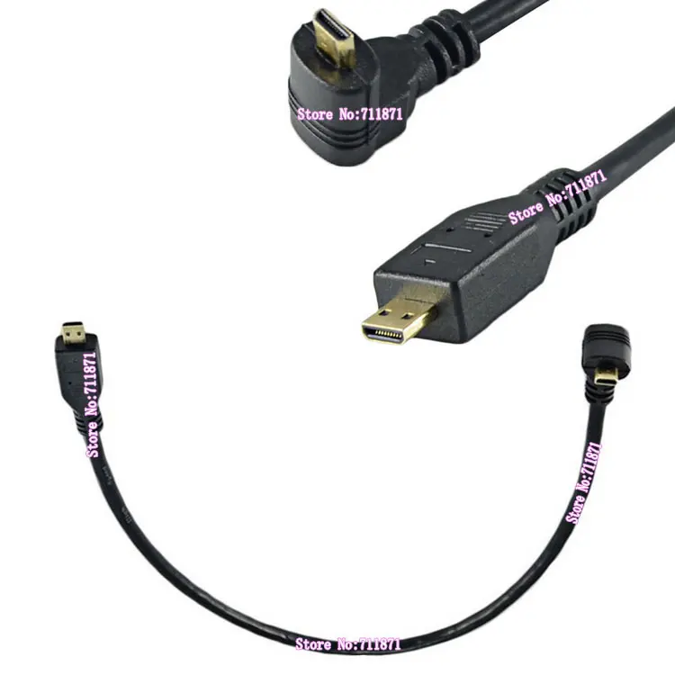 90 degree Up angled Male to Male Micro HDMI Cable 0.3M/30cm Type D Male Right Angle Bend HDMI Cable Line Cord Wire
90 degree Up angled Male to Male Micro HDMI Cable 0.3M/30cm Type D Male Right Angle Bend HDMI Cable Line Cord Wire