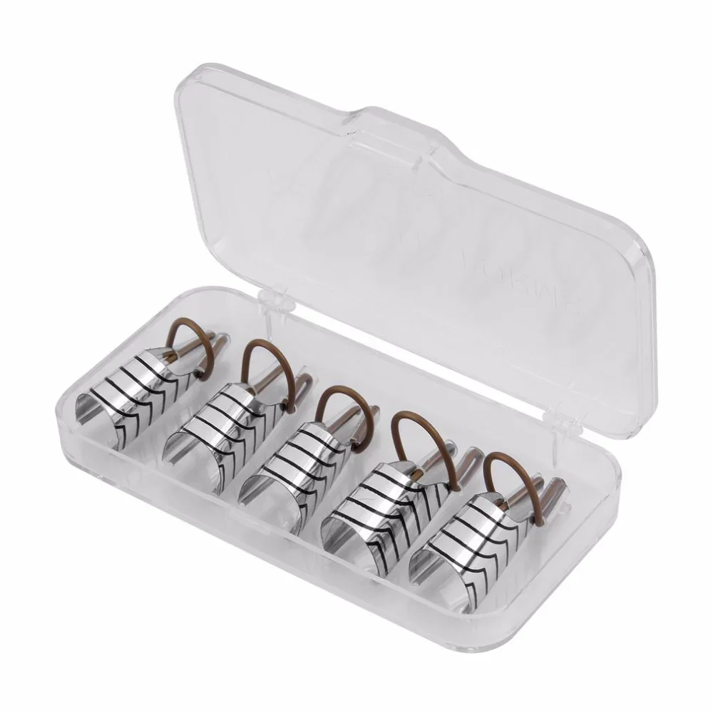 5pcs Reusable Nail Care Aluminum Prop Guide Forms Extension Tool Finger Rest for UV Gel Nail Extension Silver Color Adjustable
5pcs Reusable Nail Care Aluminum Prop Guide Forms Extension Tool Finger Rest for UV Gel Nail Extension Silver Color Adjustable