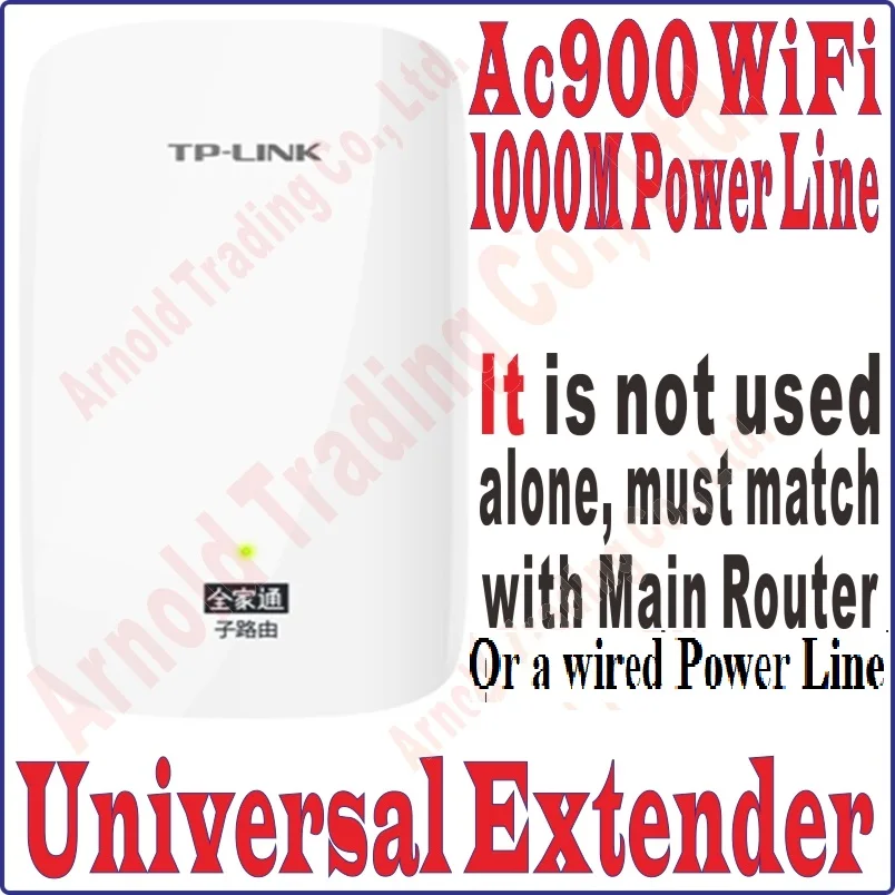 TPLink Single Universal WiFi Extender 1000Mbps Power Line Adapter Extender 2.4GHz 450M 5GHz 433M WiFi Hotspot Wireless Extender
TPLink Single Universal WiFi Extender 1000Mbps Power Line Adapter Extender 2.4GHz 450M 5GHz 433M WiFi Hotspot Wireless Extender