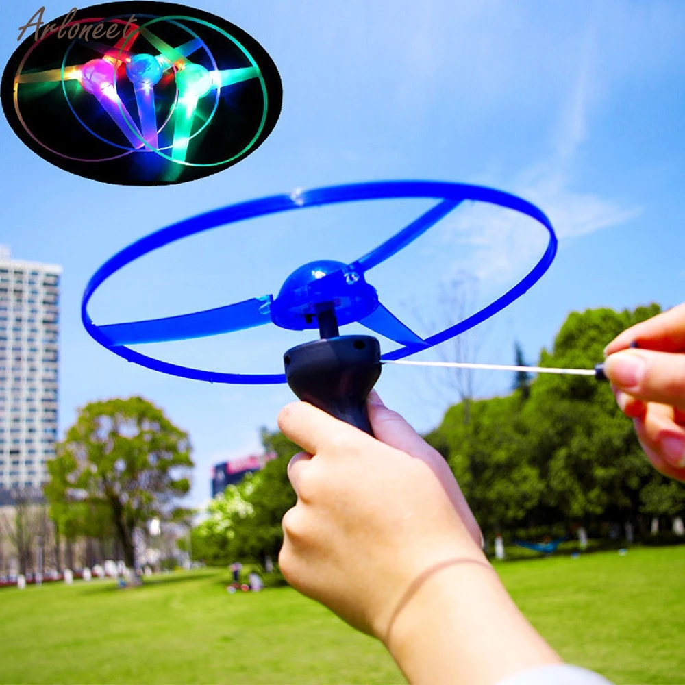 Funny Colorful Pull String UFO LED Light Up Flying Saucer Disc Kids Toy Creative Puzzle Pull wire frisbee light flying saucer
Funny Colorful Pull String UFO LED Light Up Flying Saucer Disc Kids Toy Creative Puzzle Pull wire frisbee light flying saucer