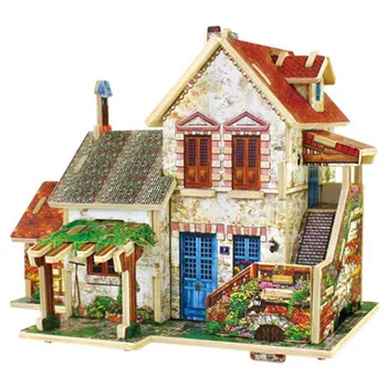 Kids Gift 3D Wood Puzzle DIY Model Kids Toy French Style House Puzzle 3D Building Wooden Puzzles Children's Toy
Kids Gift 3D Wood Puzzle DIY Model Kids Toy French Style House Puzzle 3D Building Wooden Puzzles Children's Toy