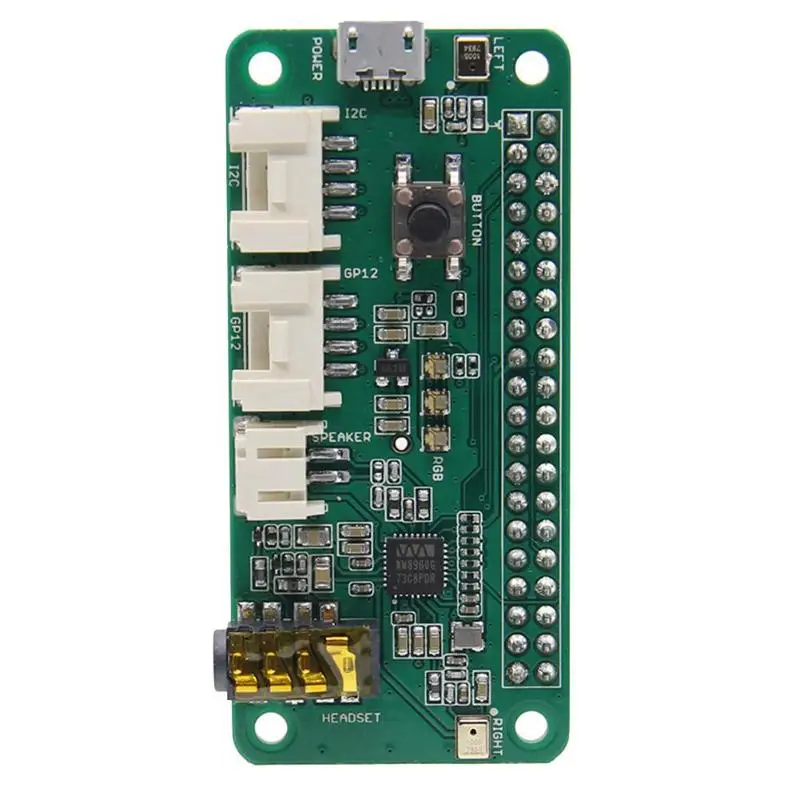Expansion Board Professional 2-Microphone Pi HAT JST2.0 Speaker 3.5mm Audio Jack 2 Grove Interfaces for Raspberry Free Shipping
Expansion Board Professional 2-Microphone Pi HAT JST2.0 Speaker 3.5mm Audio Jack 2 Grove Interfaces for Raspberry Free Shipping