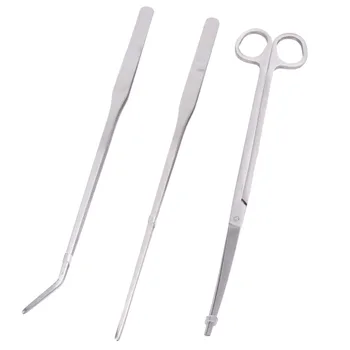 1PC/3Pcs Stainless Steel Long Handle Scissors Tweezers for Aquarium Fish Tank Plants Cleaning Trimmer Aquatic Supplies
1PC/3Pcs Stainless Steel Long Handle Scissors Tweezers for Aquarium Fish Tank Plants Cleaning Trimmer Aquatic Supplies