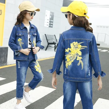 2pcs Children Clothing Set for Boys Girls Outfits Denim Jacket + Jeans Autumn Costumes Teenage Kids Suit for 6 8 10 12 14 Years
2pcs Children Clothing Set for Boys Girls Outfits Denim Jacket + Jeans Autumn Costumes Teenage Kids Suit for 6 8 10 12 14 Years
