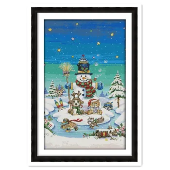 Snowman 11CT 14CT kits-for-embroidery Needlework Chinese Counted Cross Stitch Patterns Kit Home Decor dmc embroidery floss
Snowman 11CT 14CT kits-for-embroidery Needlework Chinese Counted Cross Stitch Patterns Kit Home Decor dmc embroidery floss