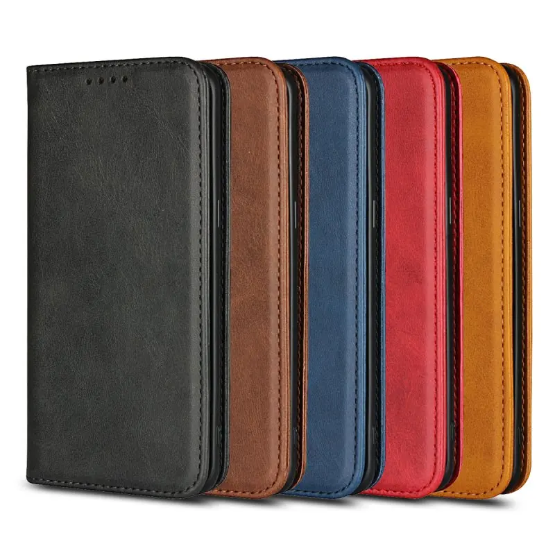 Magnetic Cases For Samsung Galaxy S8/S8 Plus Genuine Leather Cover Wallet Flip Soft Inner Back Cover Mobile Phone Bag Accessory