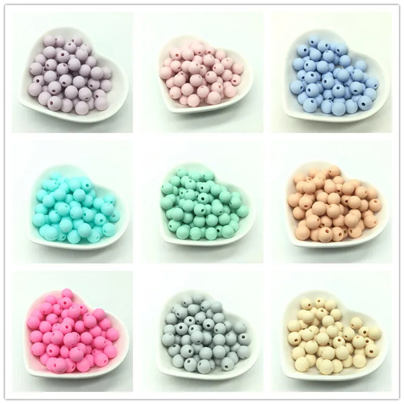 50 PCS Silicone Round Pendant Beads BPA Free Dental Care Jewelry Bracelet Accessories DIY Silicone Baby Teething Necklace Beads
50 PCS Silicone Round Pendant Beads BPA Free Dental Care Jewelry Bracelet Accessories DIY Silicone Baby Teething Necklace Beads