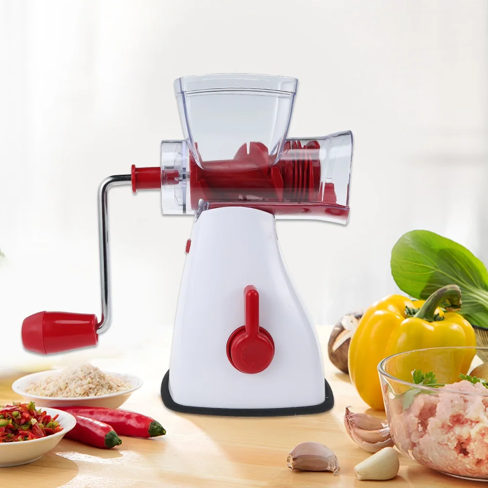 

Multifunctional Household Manual Meat Grinder Vegetables Chopper Garlic Fruits Meat Mincer Sausage Food Mixer Blender Nuts Herbs