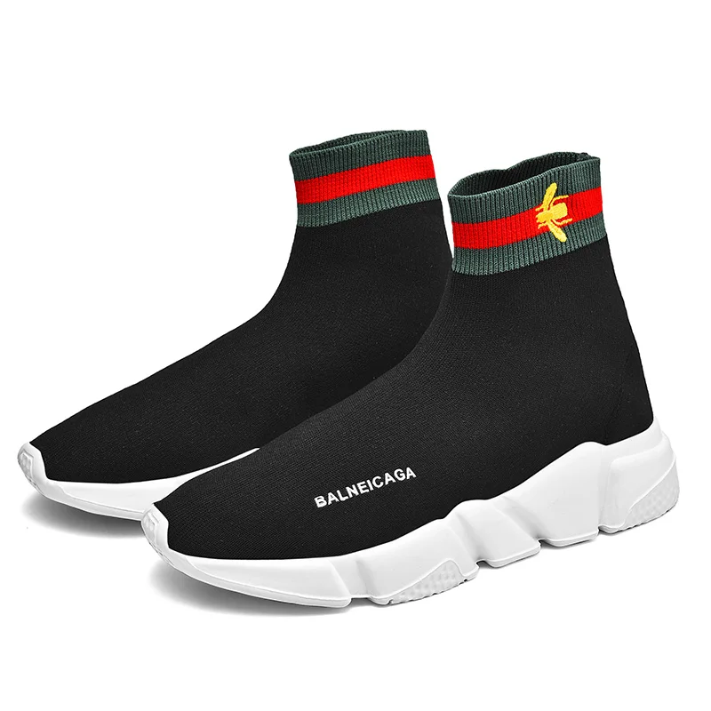 Fashion Socks Sneakers Men Brand Breathable Socks Boots Woman High Top Casual Socks bee Shoes Unisex Outdoor Jogging Trainers 
Fashion Socks Sneakers Men Brand Breathable Socks Boots Woman High Top Casual Socks bee Shoes Unisex Outdoor Jogging Trainers