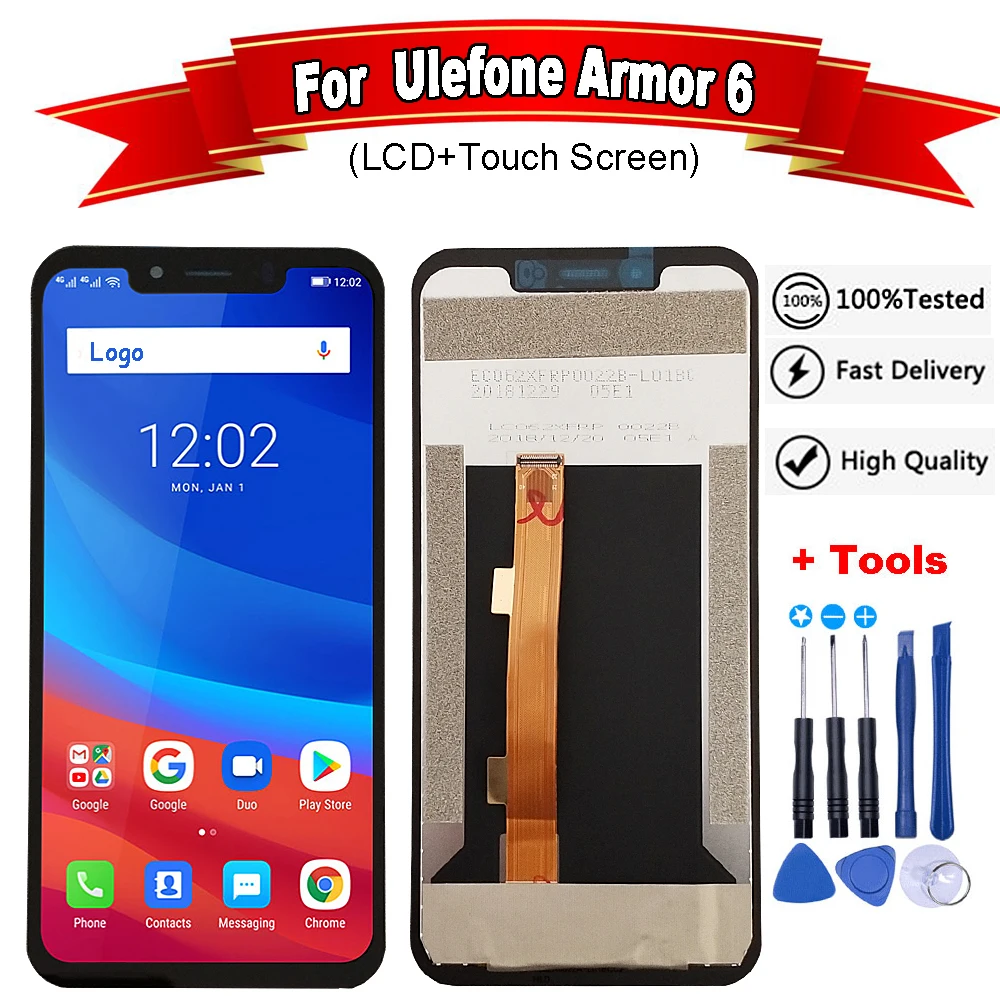 ЖК дисплей и сенсорный экран 6 2 дюйма для Ulefone Armor 100% новый Ремонт телефона Uefone +