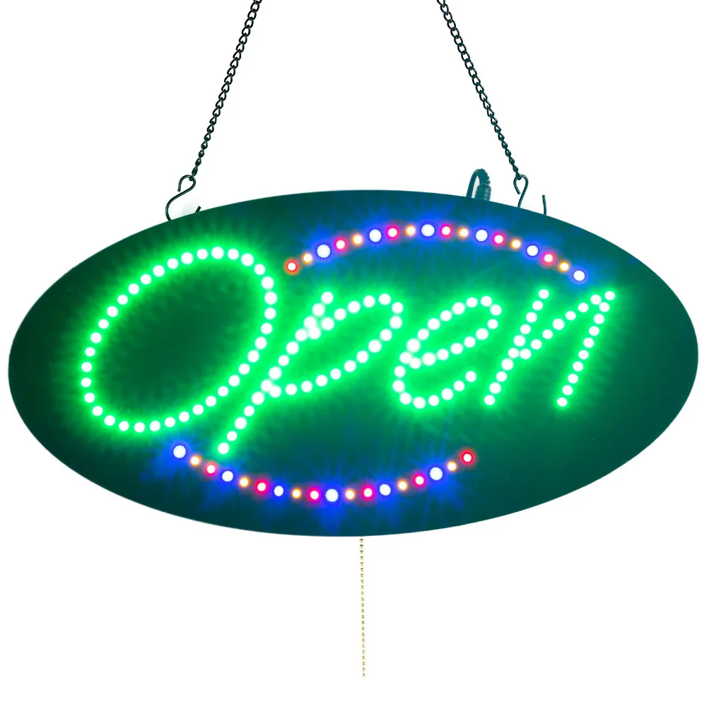 Oval LED Neon Portable 19 "LED Open Logo Board Multicolor & 3 Light Modes for Beauty Salon Nail Sushi Bakery Barber Massage
Oval LED Neon Portable 19 "LED Open Logo Board Multicolor & 3 Light Modes for Beauty Salon Nail Sushi Bakery Barber Massage