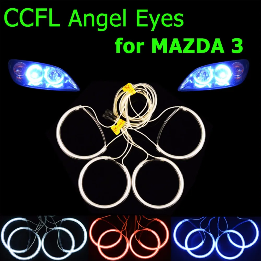 hippcron 4 PCS/SET CCFL Angel Eyes for 2004-2008 MAZDA 3 Headlight HALO Rings Kit Head Lamp Decoration Color White Red Blue
hippcron 4 PCS/SET CCFL Angel Eyes for 2004-2008 MAZDA 3 Headlight HALO Rings Kit Head Lamp Decoration Color White Red Blue