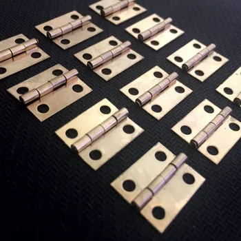 20 PCS 10*8MM Mini Gold Copper Hinge Cabinet Drawer Butt Small Hinge 4 Small Hole With Screws
20 PCS 10*8MM Mini Gold Copper Hinge Cabinet Drawer Butt Small Hinge 4 Small Hole With Screws