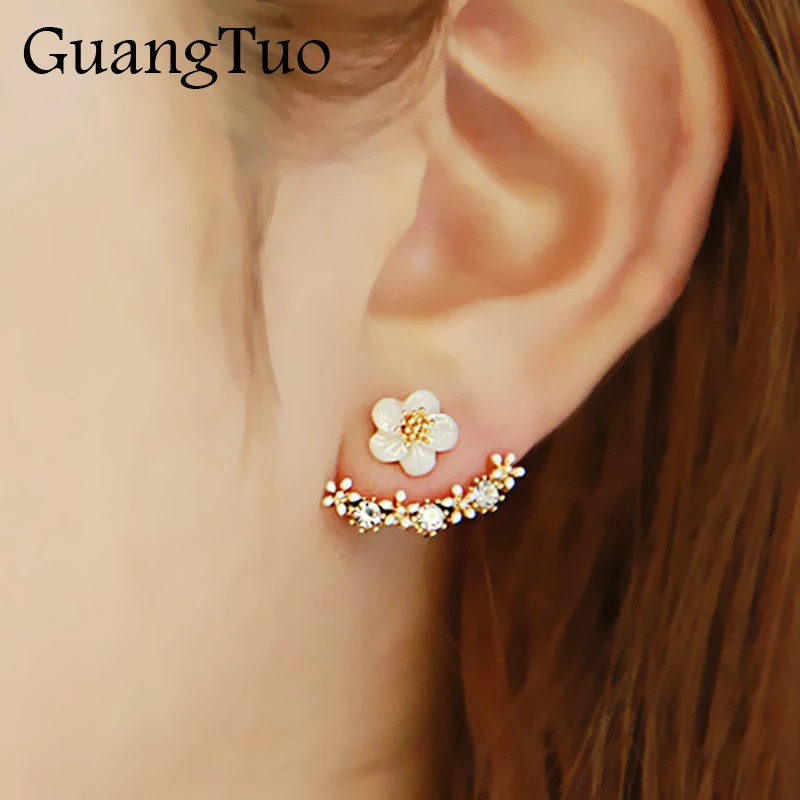 EK106 New Fashion Jewelry Beautiful Cherry Blossoms Flower Stud Earrings for Women Crystal Small Daisy Flower Earrings Female
EK106 New Fashion Jewelry Beautiful Cherry Blossoms Flower Stud Earrings for Women Crystal Small Daisy Flower Earrings Female