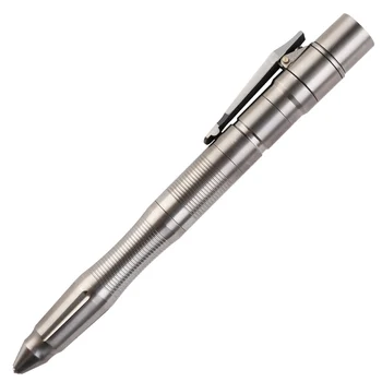 EDC Titanium Alloy Self Defense Survival Safety Tactical Pen Pencil With Writing Multi-functional with torch light EDC
EDC Titanium Alloy Self Defense Survival Safety Tactical Pen Pencil With Writing Multi-functional with torch light EDC