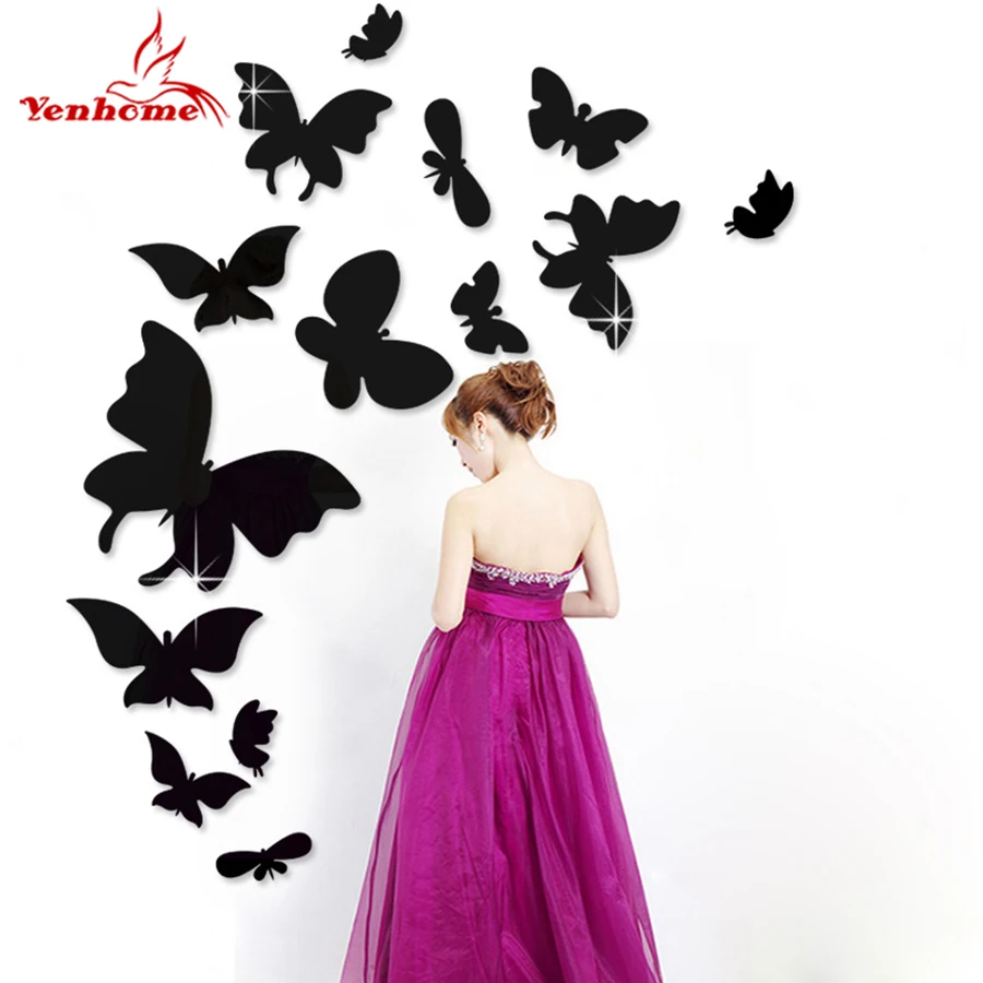 12pcs 3D Mirror Sticker Bedroom Home Decor Butterfly Stickers Removable Living Room Party Wedding DIY Adhesive Mirror Stickers
12pcs 3D Mirror Sticker Bedroom Home Decor Butterfly Stickers Removable Living Room Party Wedding DIY Adhesive Mirror Stickers