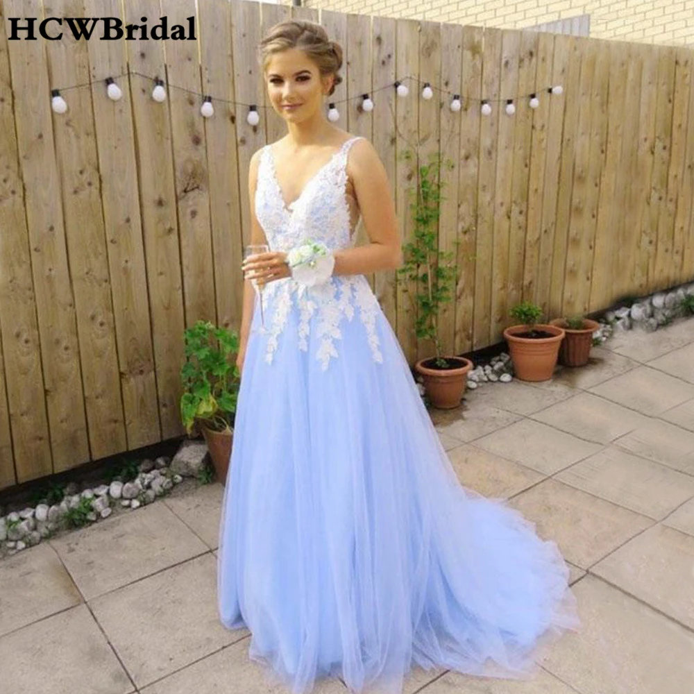 2019 New Mint Blue Tulle Evening Dress White Lace A Line Backless Floor Length Long Formal Dresses Cheap Wedding Party Gowns
2019 New Mint Blue Tulle Evening Dress White Lace A Line Backless Floor Length Long Formal Dresses Cheap Wedding Party Gowns